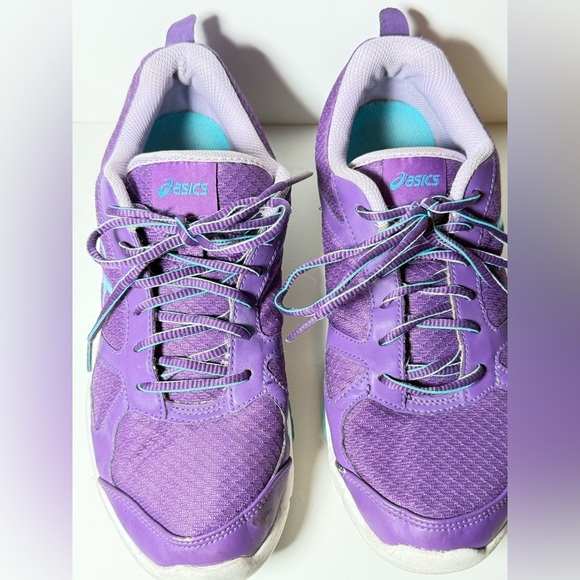 Asics Women's Gel Muse Fit S454N Purple Blue Running Shoes Sneakers - Picture 3 of 10